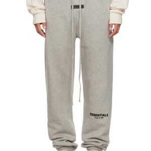 Essentials Heather Gray Joggers for Men